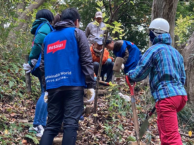 [Picture] Preservation Activities of Utsunuki Green Zone